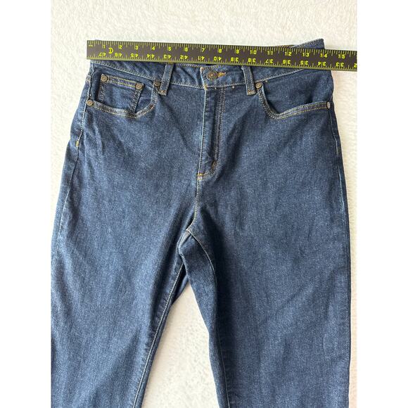 Brooks Brothers Straight Fit Jeans Womens Size 6 Dark Rinse Cotton Denim - Picture 4 of 10